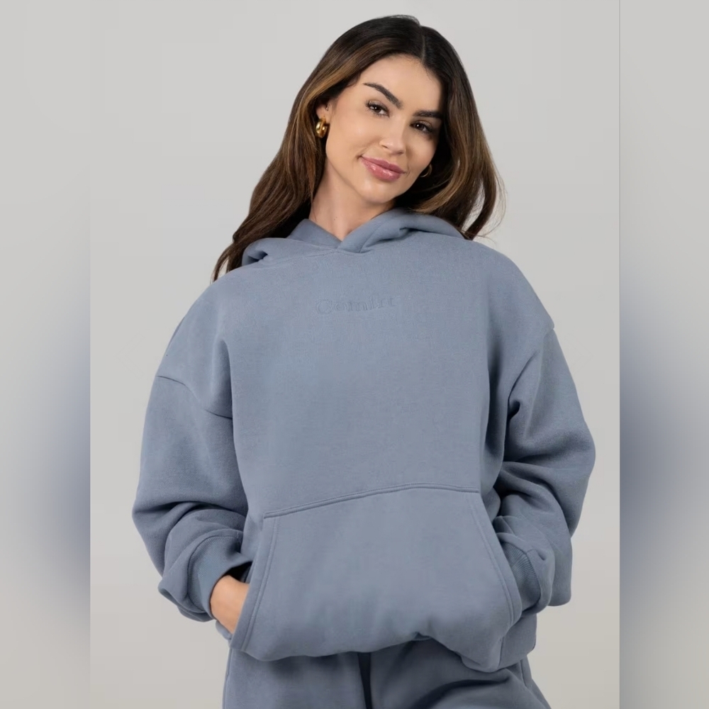 Unisex Comfrt Signature Sky Hoodie Size S